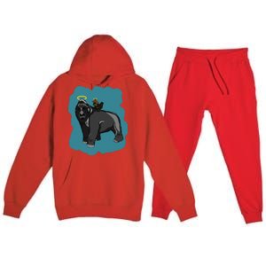 Gorilla And Squirrel Premium Hooded Sweatsuit Set