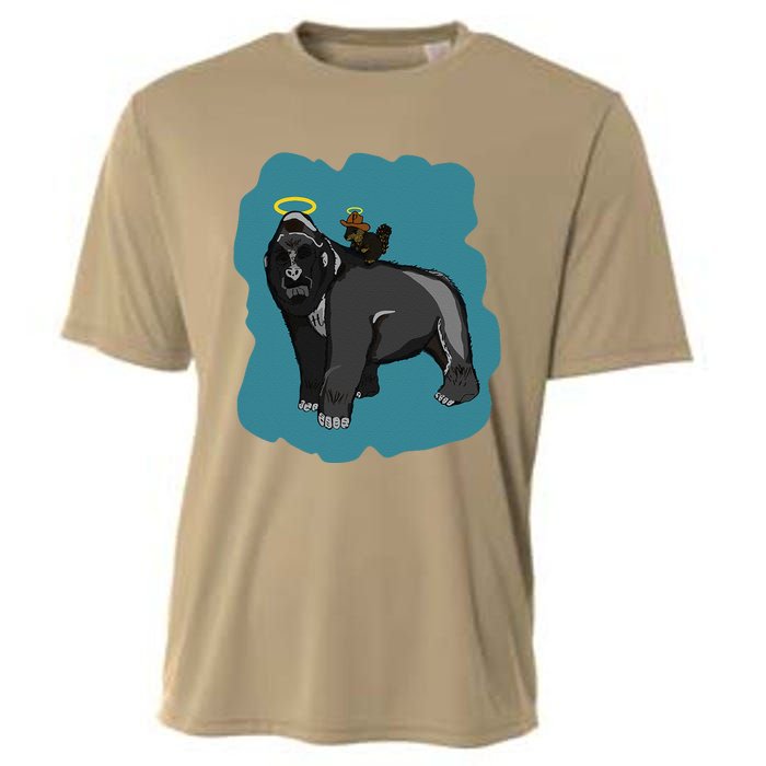 Gorilla And Squirrel Cooling Performance Crew T-Shirt