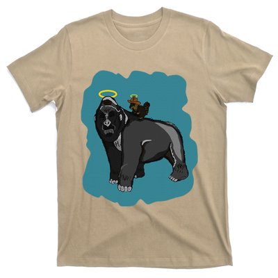 Gorilla And Squirrel T-Shirt