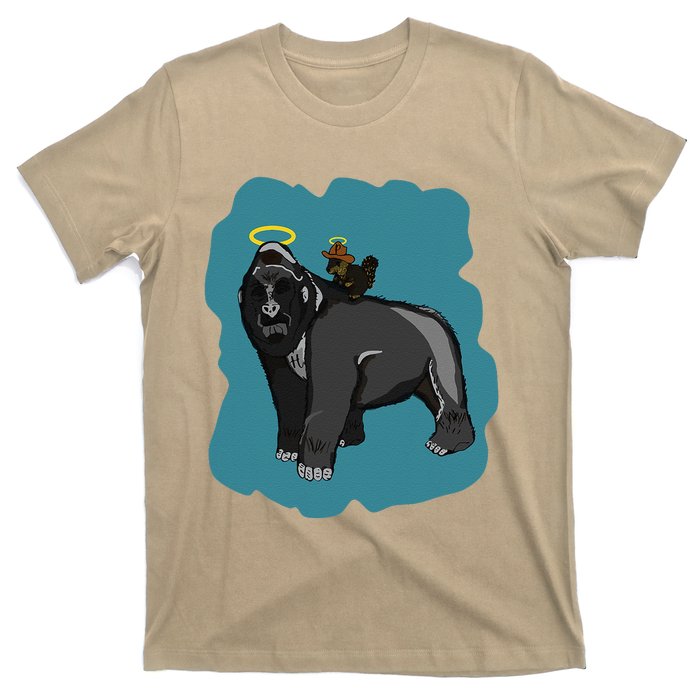 Gorilla And Squirrel T-Shirt