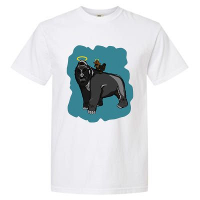 Gorilla And Squirrel Garment-Dyed Heavyweight T-Shirt