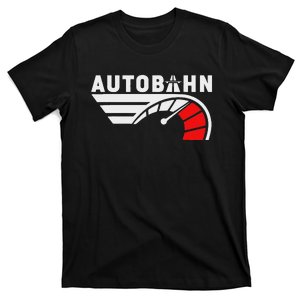 German Autobahn T Highway No Speed Limit Racing T-Shirt