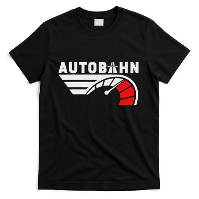 German Autobahn T Highway No Speed Limit Racing T-Shirt