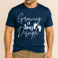 Growing A Tiny Disciple Christian Mom Pregnancy Cooling Performance Crew T-Shirt