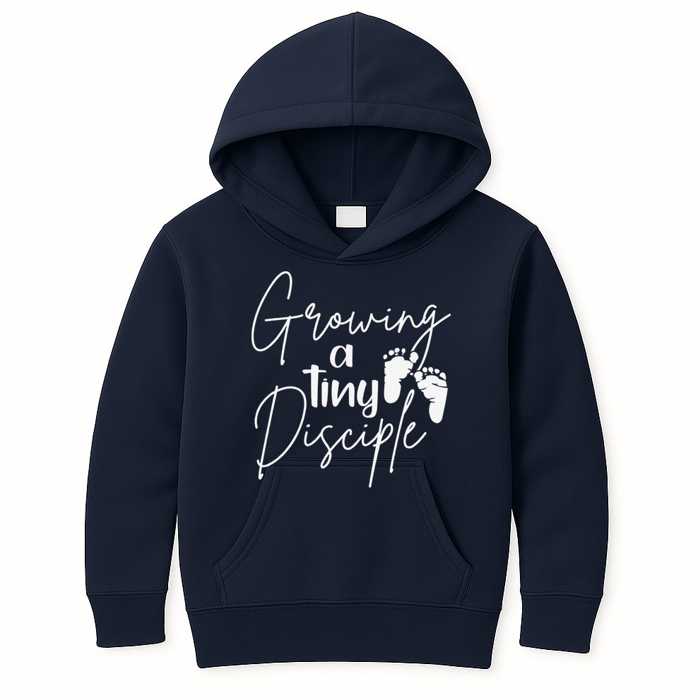 Growing A Tiny Disciple Christian Mom Pregnancy Kids Hoodie