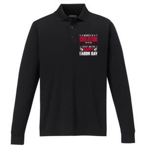 Great Asset To Every Nation Happy Labor Day Gift Performance Long Sleeve Polo