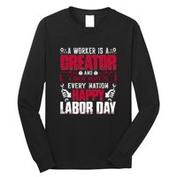 Great Asset To Every Nation Happy Labor Day Gift Long Sleeve Shirt