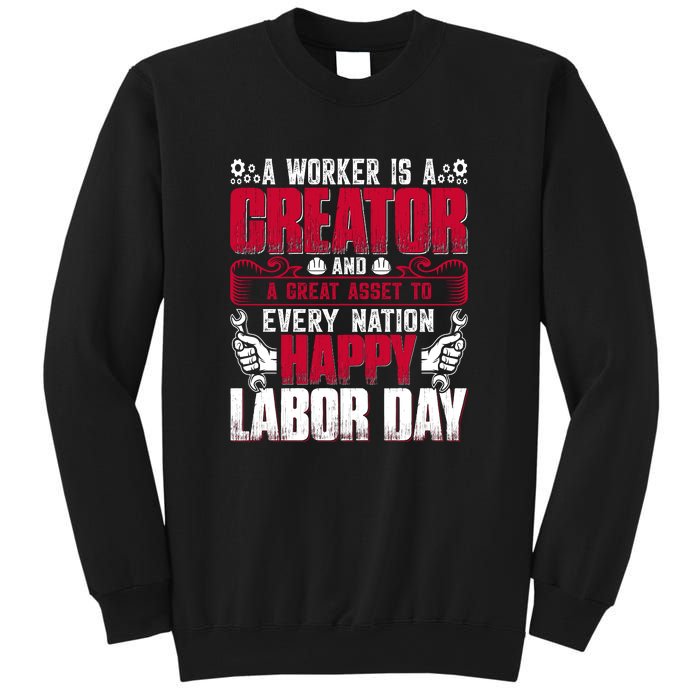 Great Asset To Every Nation Happy Labor Day Gift Sweatshirt