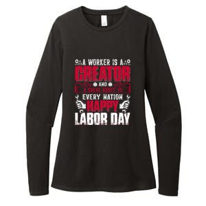 Great Asset To Every Nation Happy Labor Day Gift Womens CVC Long Sleeve Shirt