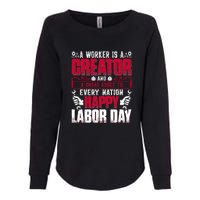 Great Asset To Every Nation Happy Labor Day Gift Womens California Wash Sweatshirt