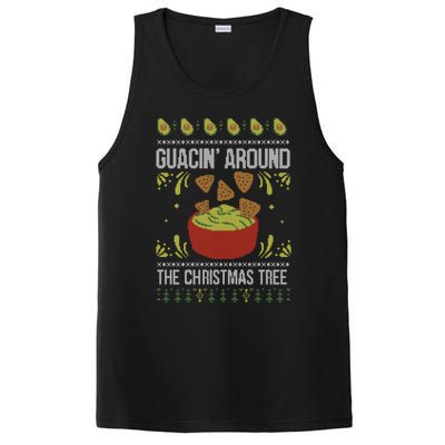 Guacin Around The Christmas Tree Avocado Ugly Christmas Gift PosiCharge Competitor Tank