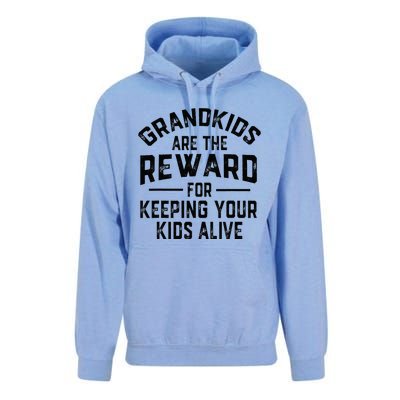 Grand Are The Reward For Keeping Your Alive Unisex Surf Hoodie