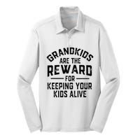 Grand Are The Reward For Keeping Your Alive Silk Touch Performance Long Sleeve Polo