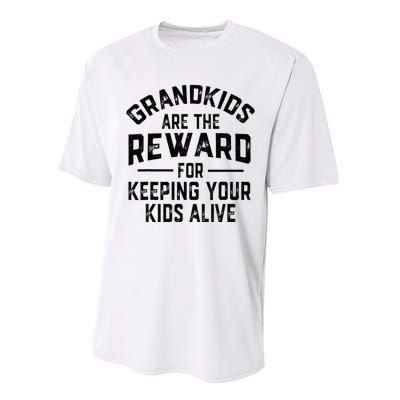 Grand Are The Reward For Keeping Your Alive Performance Sprint T-Shirt