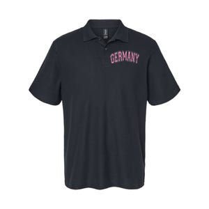 Germany Arched Text Softstyle Adult Sport Polo