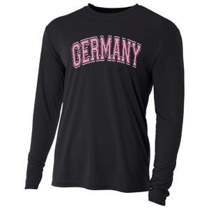 Germany Arched Text Cooling Performance Long Sleeve Crew