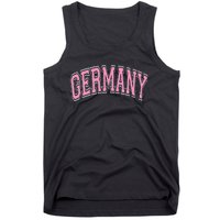 Germany Arched Text Tank Top