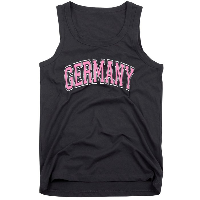 Germany Arched Text Tank Top