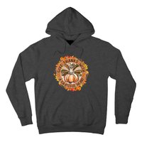 Give A Thanks With Grateful Heart Thanksgiving Thankful Turkey Hoodie