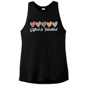 Gifted And Talented Teaching School Appreciation Gifts Ladies PosiCharge Tri-Blend Wicking Tank