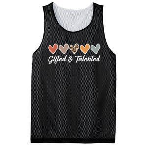 Gifted And Talented Teaching School Appreciation Gifts Mesh Reversible Basketball Jersey Tank