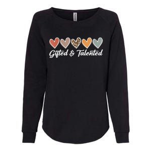 Gifted And Talented Teaching School Appreciation Gifts Womens California Wash Sweatshirt