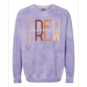 Gifted And Talented Crew Teaching School Appreciation Gift Colorblast Crewneck Sweatshirt