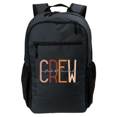 Gifted And Talented Crew Teaching School Appreciation Gift Daily Commute Backpack