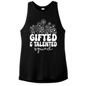 Gifted And Talented Squad Teaching School Appreciation Funny Gift Ladies PosiCharge Tri-Blend Wicking Tank