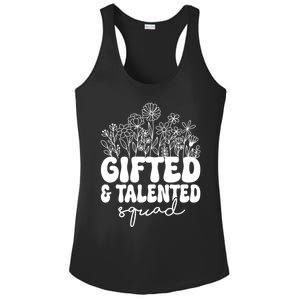 Gifted And Talented Squad Teaching School Appreciation Funny Gift Ladies PosiCharge Competitor Racerback Tank