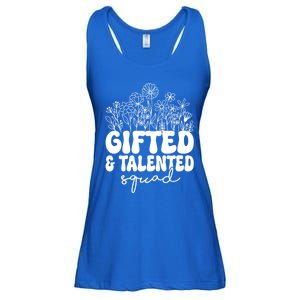 Gifted And Talented Squad Teaching School Appreciation Funny Gift Ladies Essential Flowy Tank