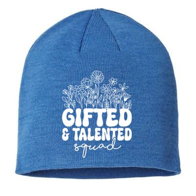 Gifted And Talented Squad Teaching School Appreciation Funny Gift Sustainable Beanie