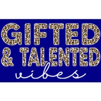 Gifted And Talented Vibes Teaching School Appreciation Great Gift Bumper Sticker