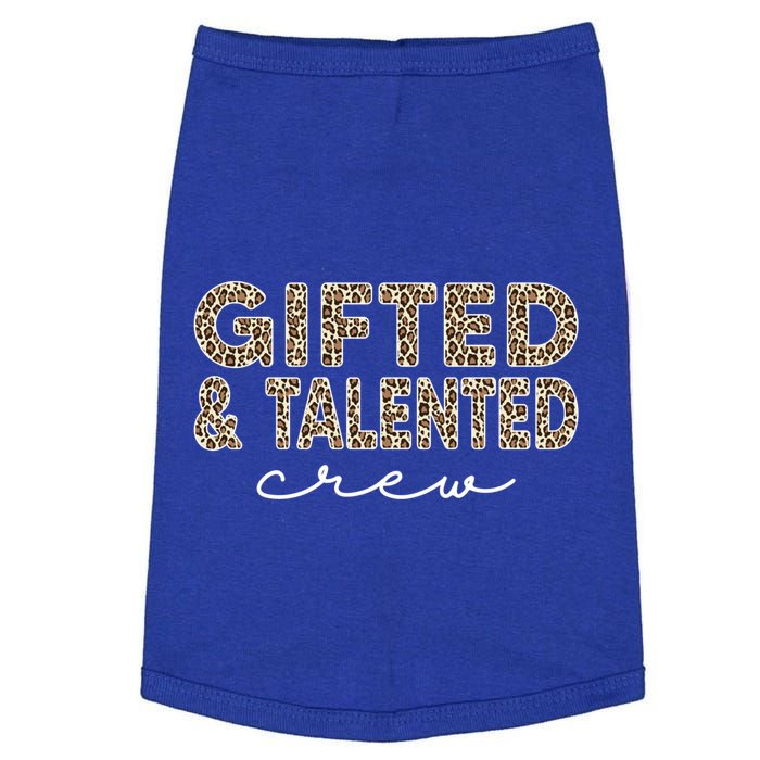 Gifted And Talented Crew Teaching School Appreciation Gift Doggie Tank