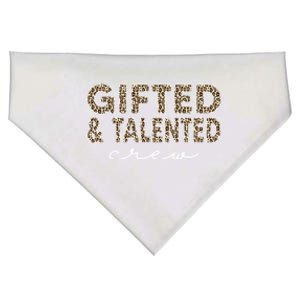 Gifted And Talented Crew Teaching School Appreciation Gift USA-Made Doggie Bandana