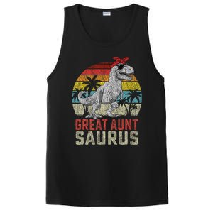 Great Auntsaurus T Rex Dinosaur Great Aunt Saurus Family PosiCharge Competitor Tank