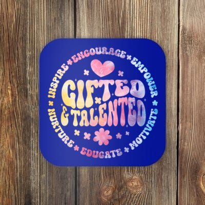 Gifted And Talented Teacher Appreciation Week Back To School Gift Coaster