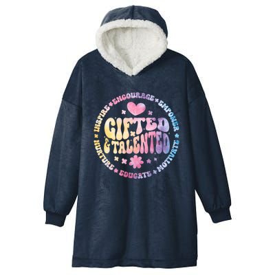 Gifted And Talented Teacher Appreciation Week Back To School Gift Hooded Wearable Blanket