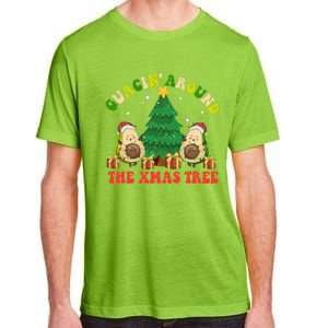 Guacin' Around The Xmas Tree Christmas Santa Avocado Vegan  Adult ChromaSoft Performance T-Shirt