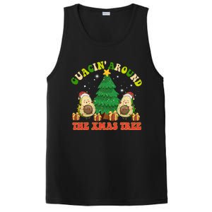 Guacin' Around The Xmas Tree Christmas Santa Avocado Vegan  PosiCharge Competitor Tank