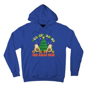 Guacin' Around The Xmas Tree Christmas Santa Avocado Vegan  Hoodie