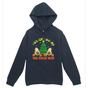 Guacin' Around The Xmas Tree Christmas Santa Avocado Vegan  Urban Pullover Hoodie