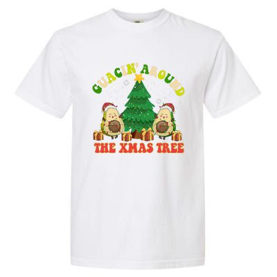 Guacin' Around The Xmas Tree Christmas Santa Avocado Vegan  Garment-Dyed Heavyweight T-Shirt