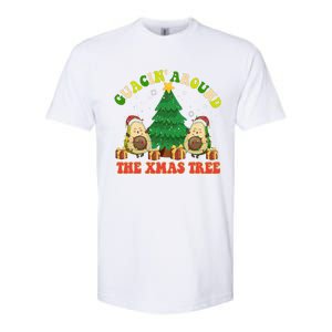 Guacin' Around The Xmas Tree Christmas Santa Avocado Vegan  Softstyle CVC T-Shirt