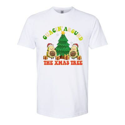 Guacin' Around The Xmas Tree Christmas Santa Avocado Vegan  Softstyle CVC T-Shirt