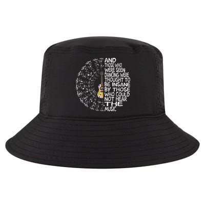 Guitar And Those Who Were Seen Dancing Peace Cool Comfort Performance Bucket Hat