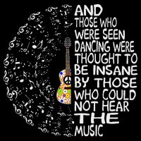 Guitar And Those Who Were Seen Dancing Peace City Backpack