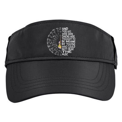 Guitar And Those Who Were Seen Dancing Peace Adult Drive Performance Visor