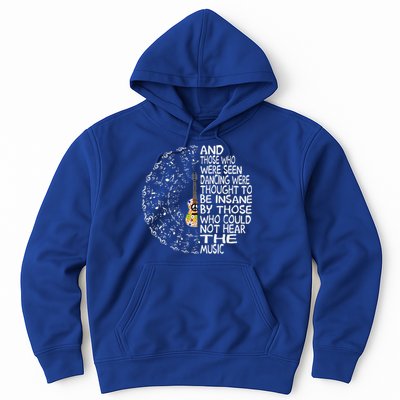 Guitar And Those Who Were Seen Dancing Peace Hoodie
