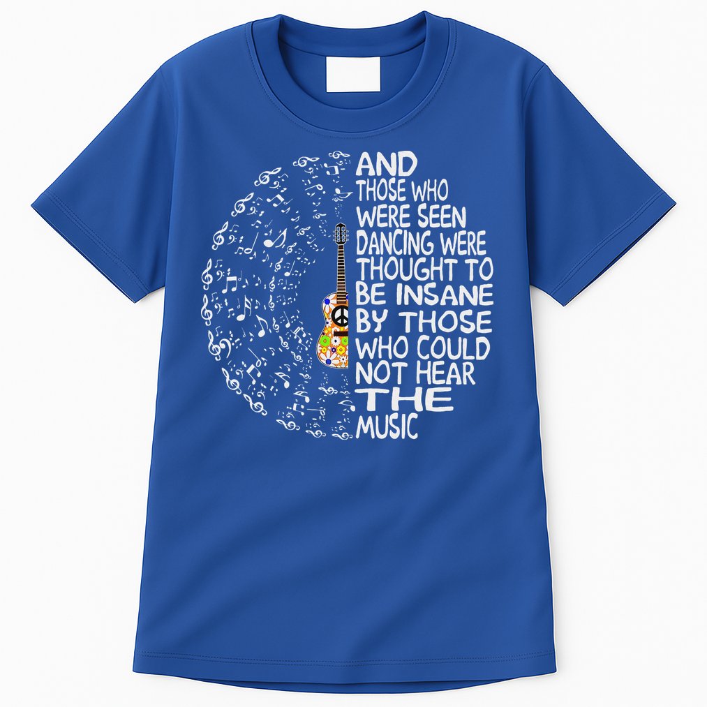 Guitar And Those Who Were Seen Dancing Peace Tall T-Shirt
